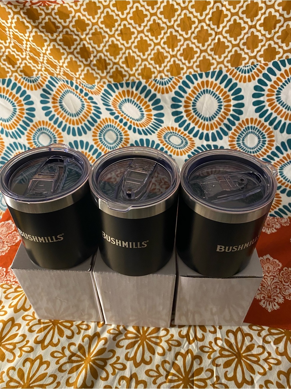 Black Stainless Steel Insulated Tumbler - Black set 3 and 4 inches